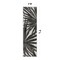 World Rug Gallery Tropical Leaves Nature Inspired Indoor/Outdoor Runner Rug 2' x 7' Black 4030BLACK2X7 - alternate 4
